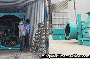 small organic fertilizer production machine exported to Nigeria